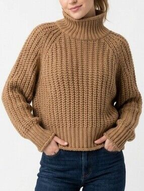Lavon Oversized Chunky Knit Turtleneck Sweater